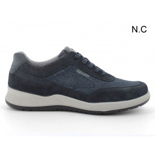 Мъжки обувки IGI & CO естествен велур сини